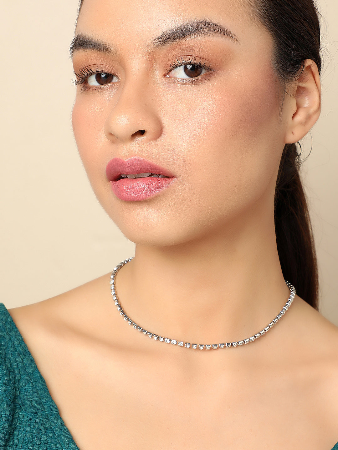 SOHI SILVER FINISH CHAIN