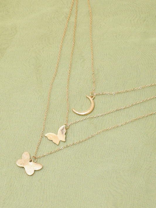 SOHI GOLD LAYERED CHAIN