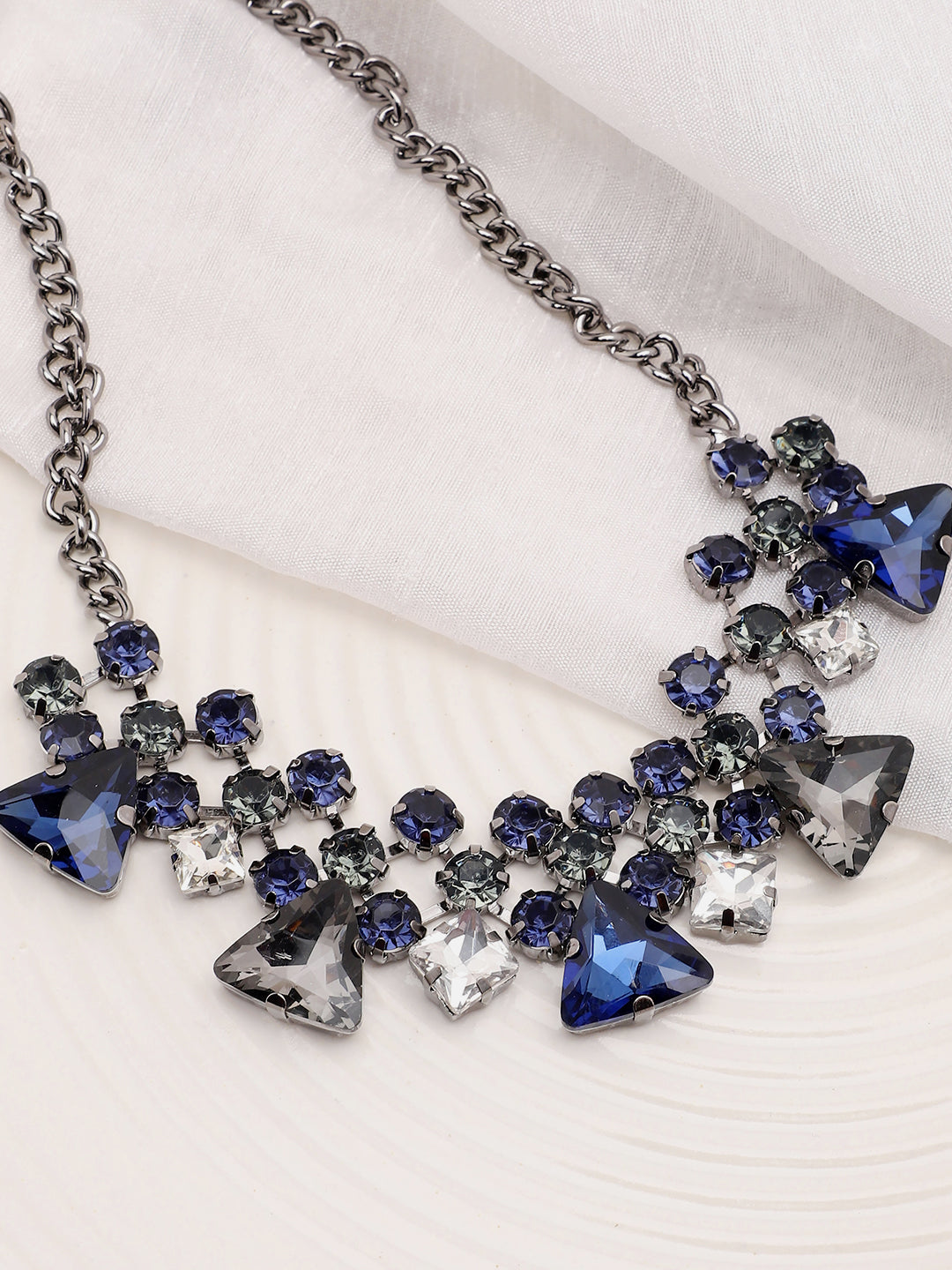 Gold Plated Party Designer Stone Necklace For Women