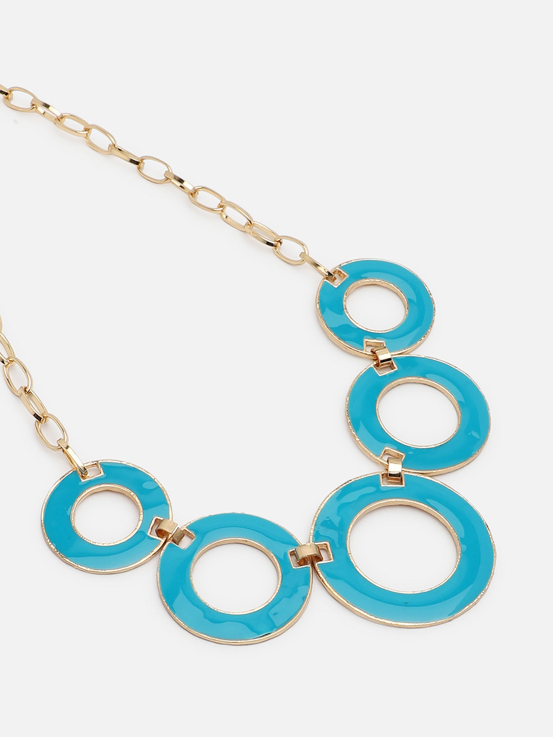 Gold Plated Party Designer Stone Necklace For Women