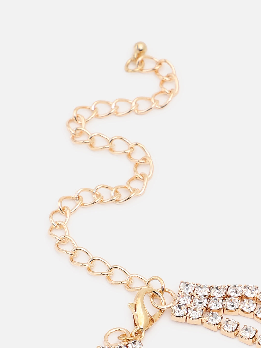 Gold Plated Party Designer Stone Necklace For Women