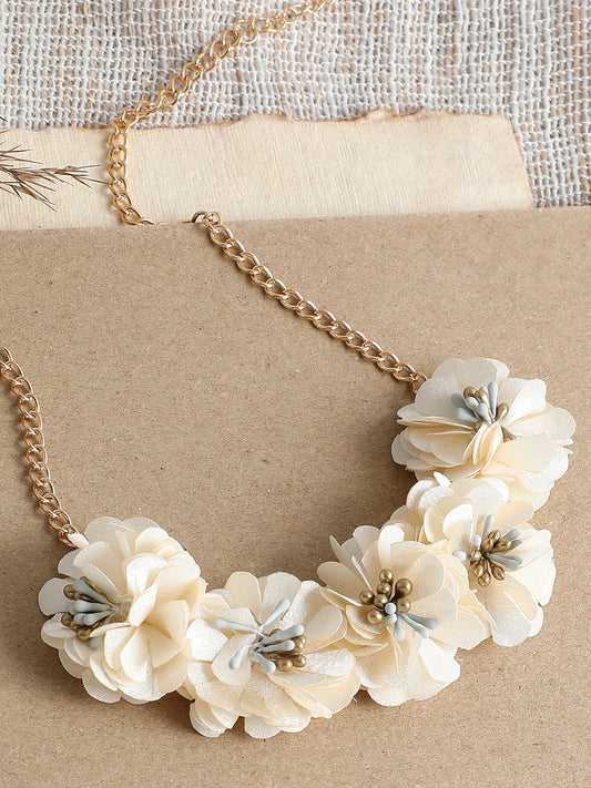 Gold Plated Party Designer Stone Necklace