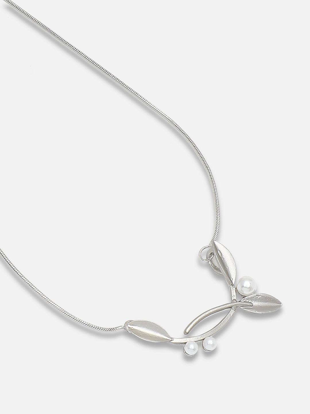 SILVER PLATED PARTY DESIGNER STONE NECKLACE AND EARRING SET FOR WOMEN