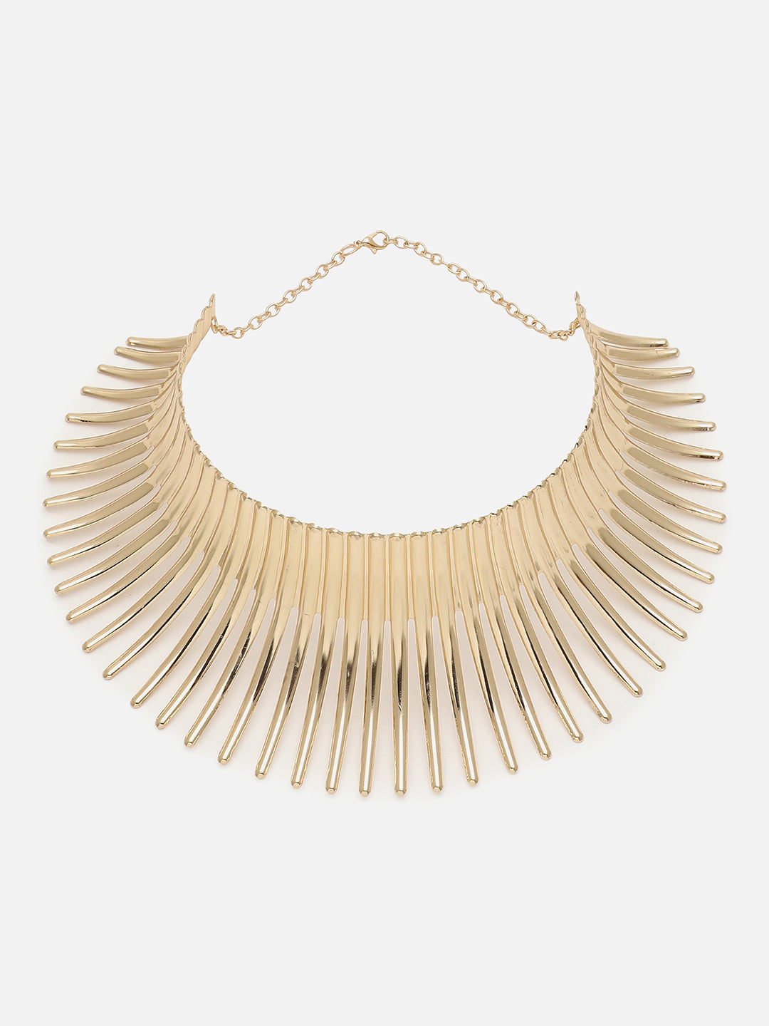GOLD PLATED PEARL NECKLACE AND EARRINGS SET FOR WOMEN