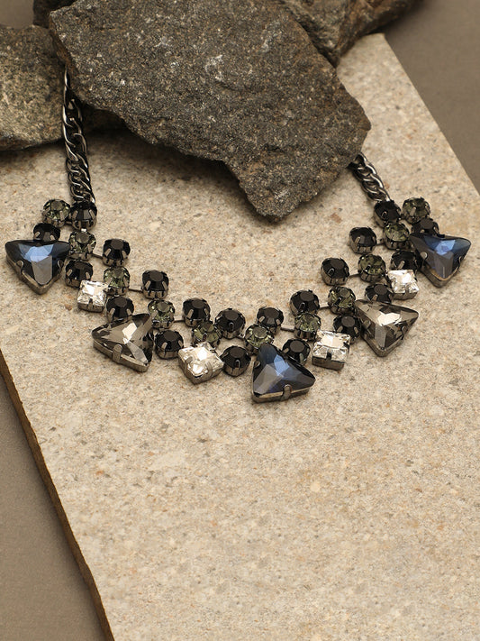 Navy Stone Necklace