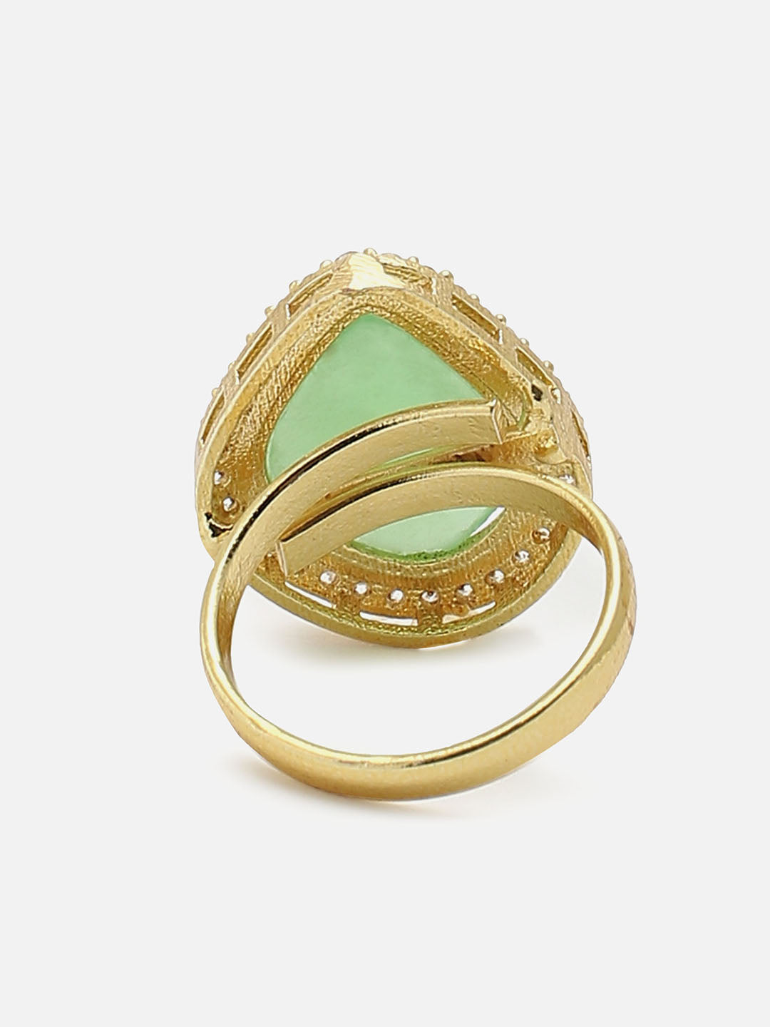 GREEN STONE RING FOR WOMEN