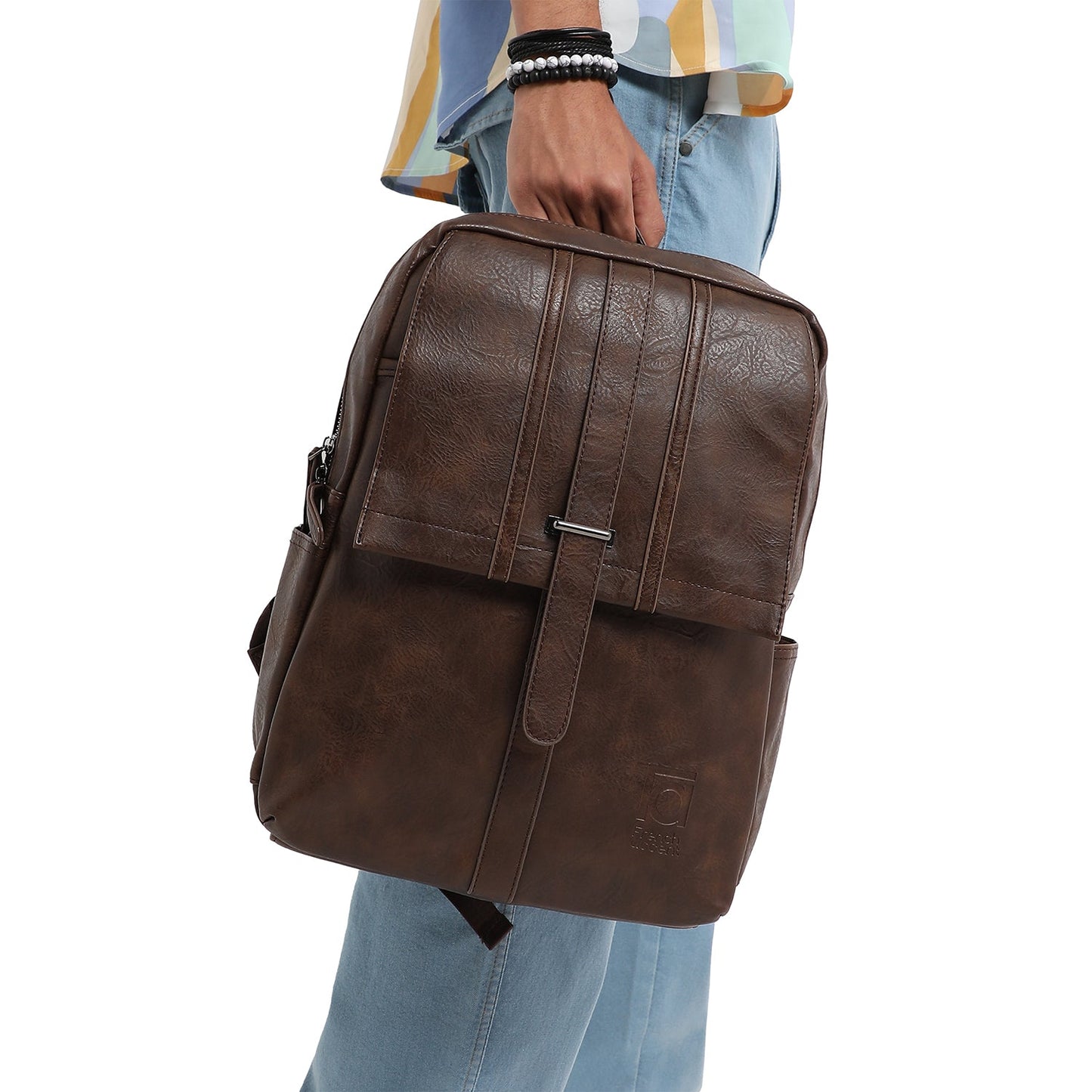 The Enigma Backpack - Coffee Brown