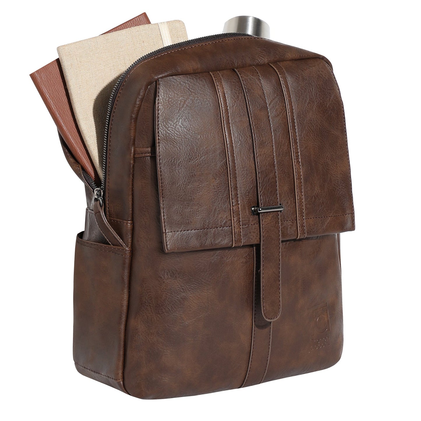 The Enigma Backpack - Coffee Brown