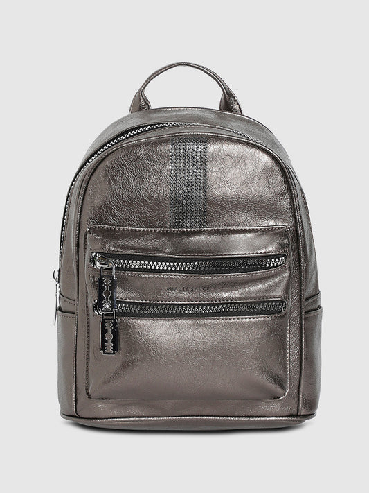 Bedazzled Mini Backpack - Silver