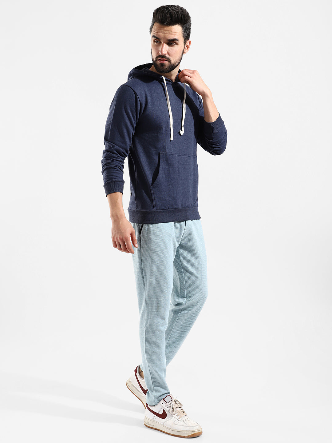 Cotton Solid Regular Fit Tracksuit For Casual Wear