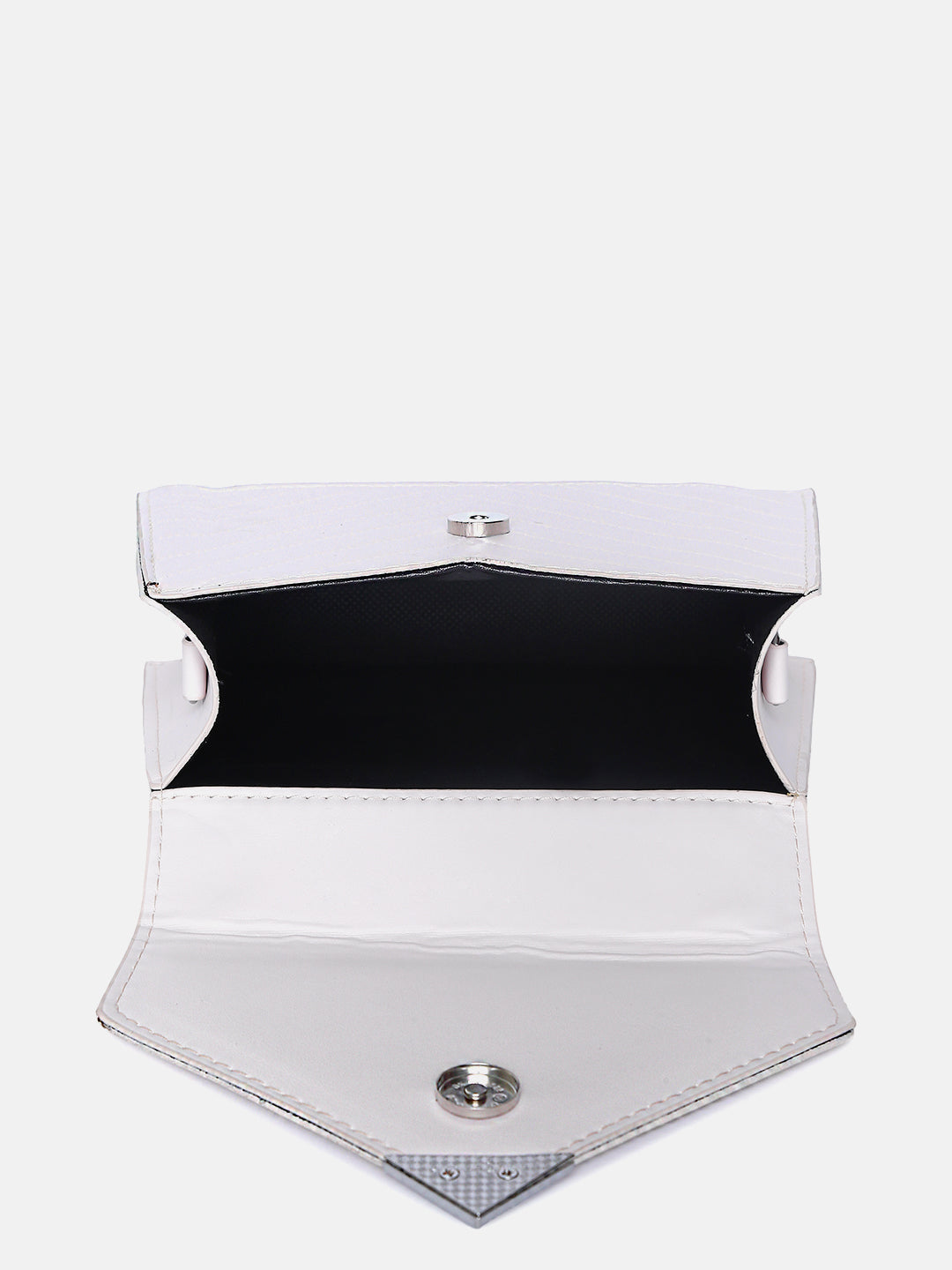 White Textured Sling Bag