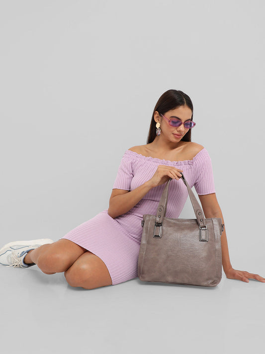 City Essential Handbag - Greige