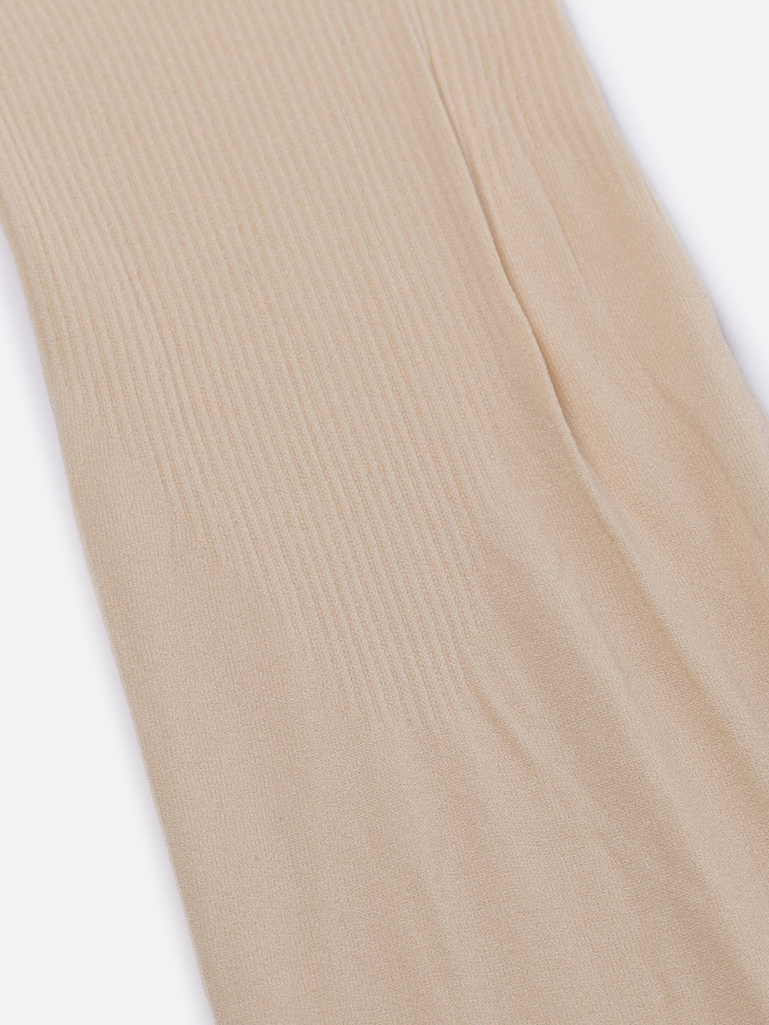 women beige solid detachable arm sleeves