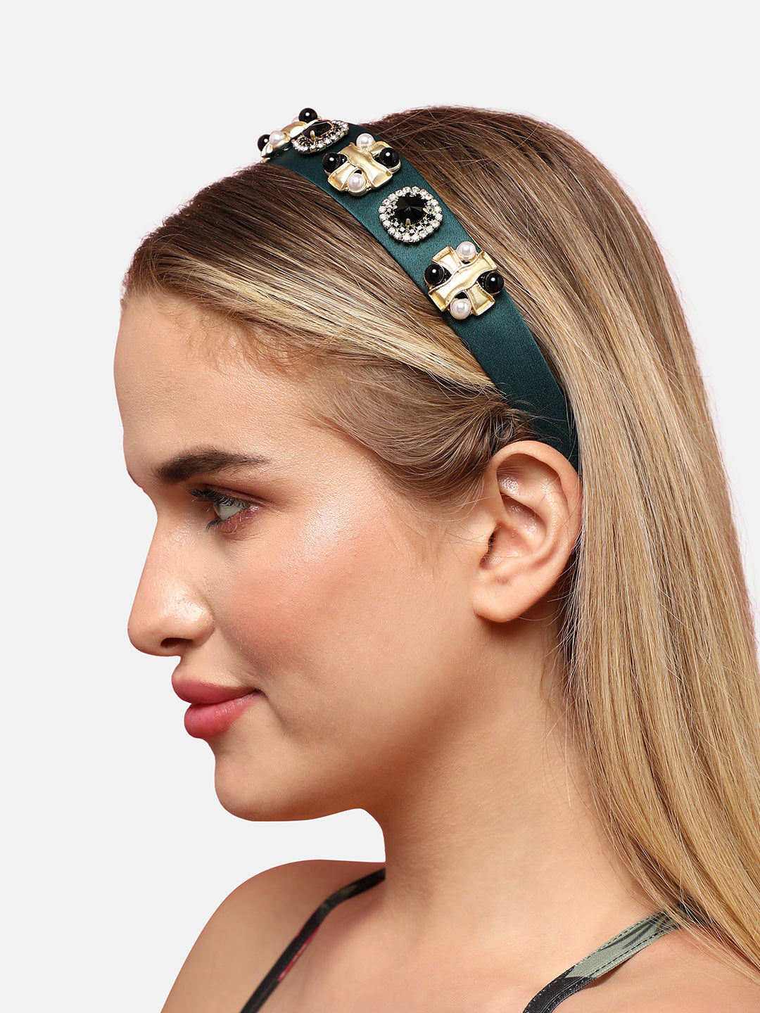 Green Color Hairband