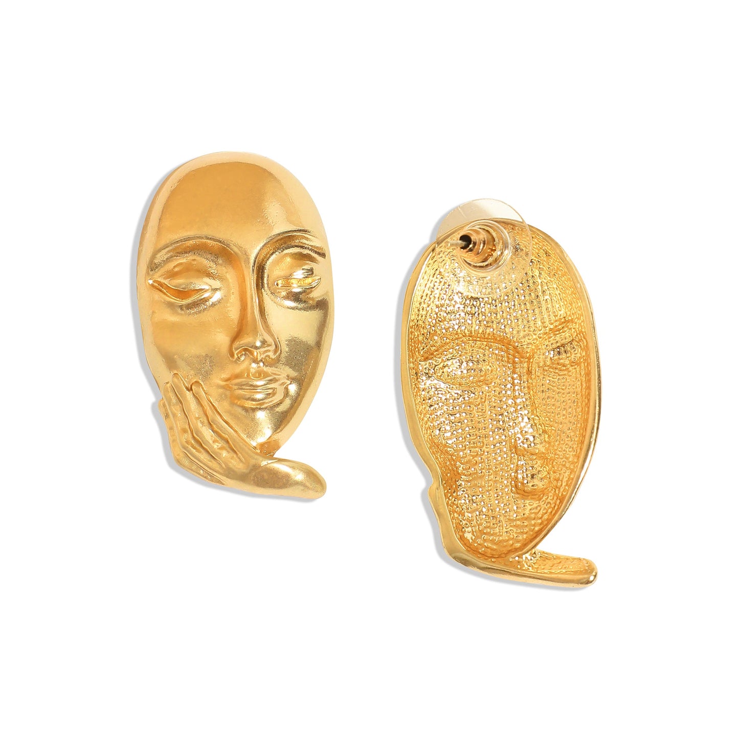 Gold-Plated Studs Earrings