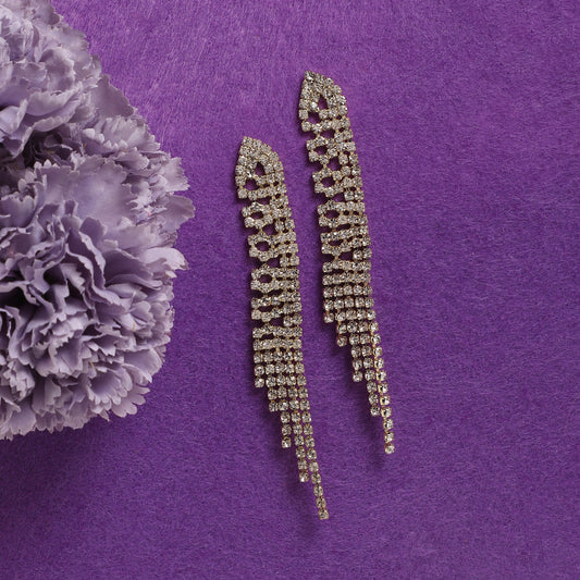 Gold-Plated Drop Earrings Earrings