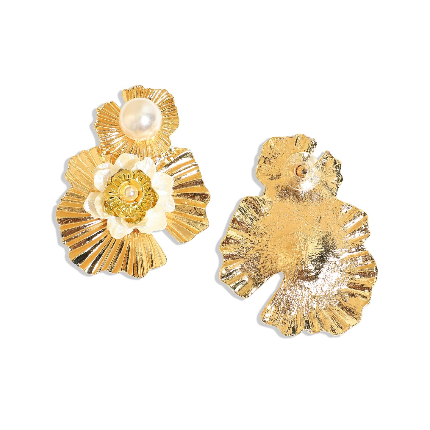 Gold-Plated Studs Earrings
