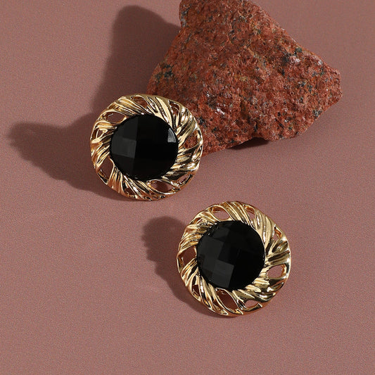 Gold-Plated Studs Earrings