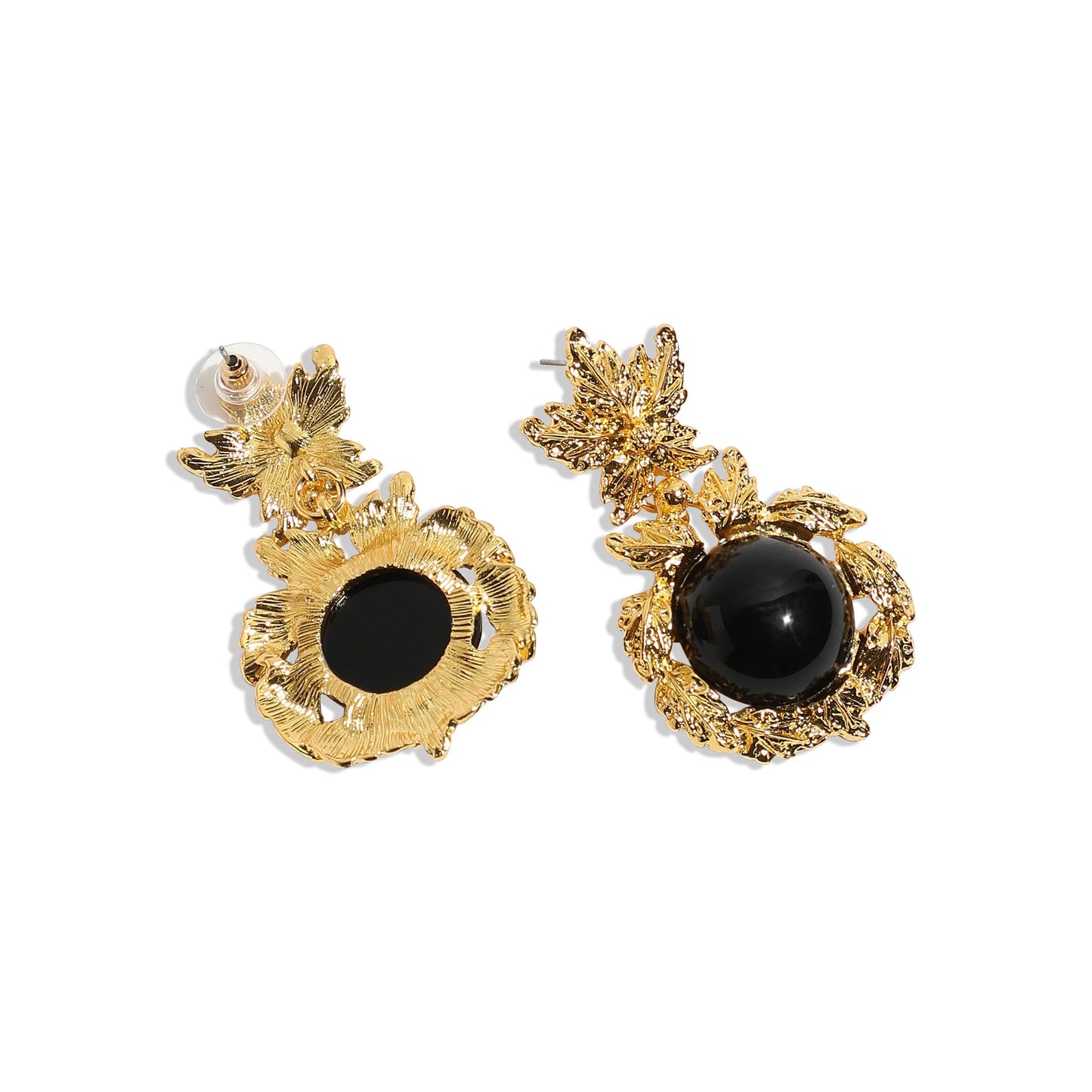 Gold-Plated Drop Earrings Earrings