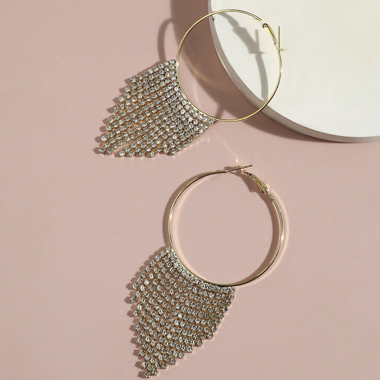 Gold-Plated Hoop Earrings Earrings