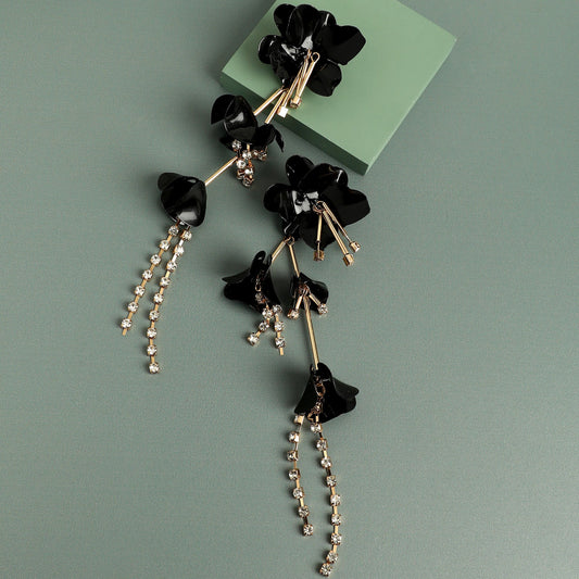 Gold-Plated Drop Earrings Earrings