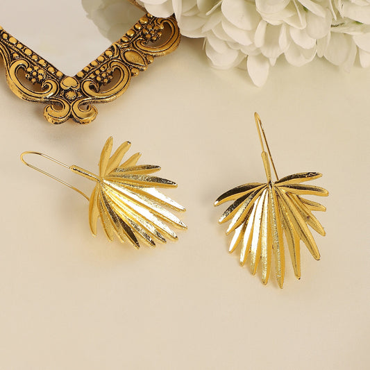 Gold-Plated Drop Earrings Earrings