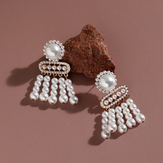 Gold-Plated Drop Earrings Earrings