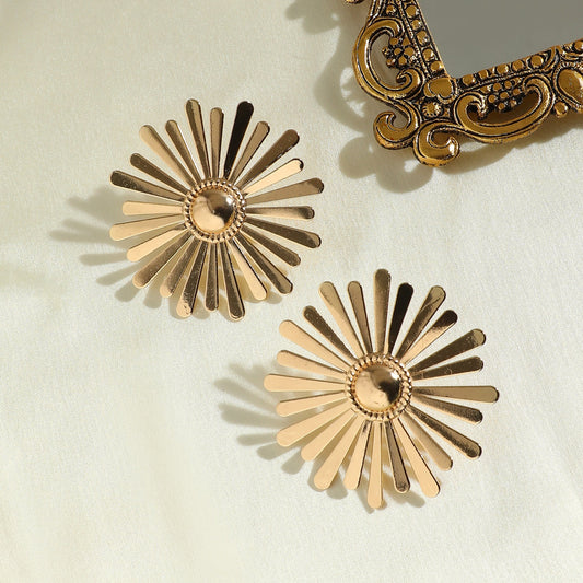 Gold-Plated Studs Earrings