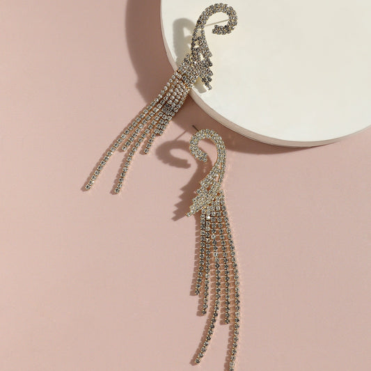 Gold-Plated Drop Earrings Earrings