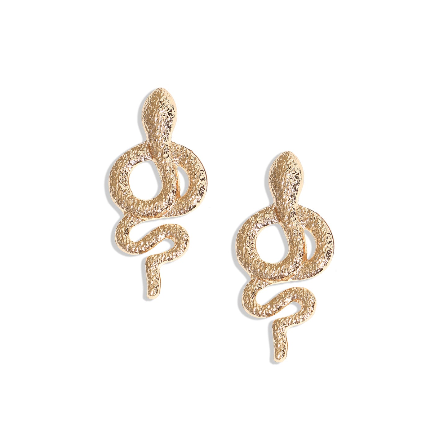 Gold-Plated Drop Earrings Earrings