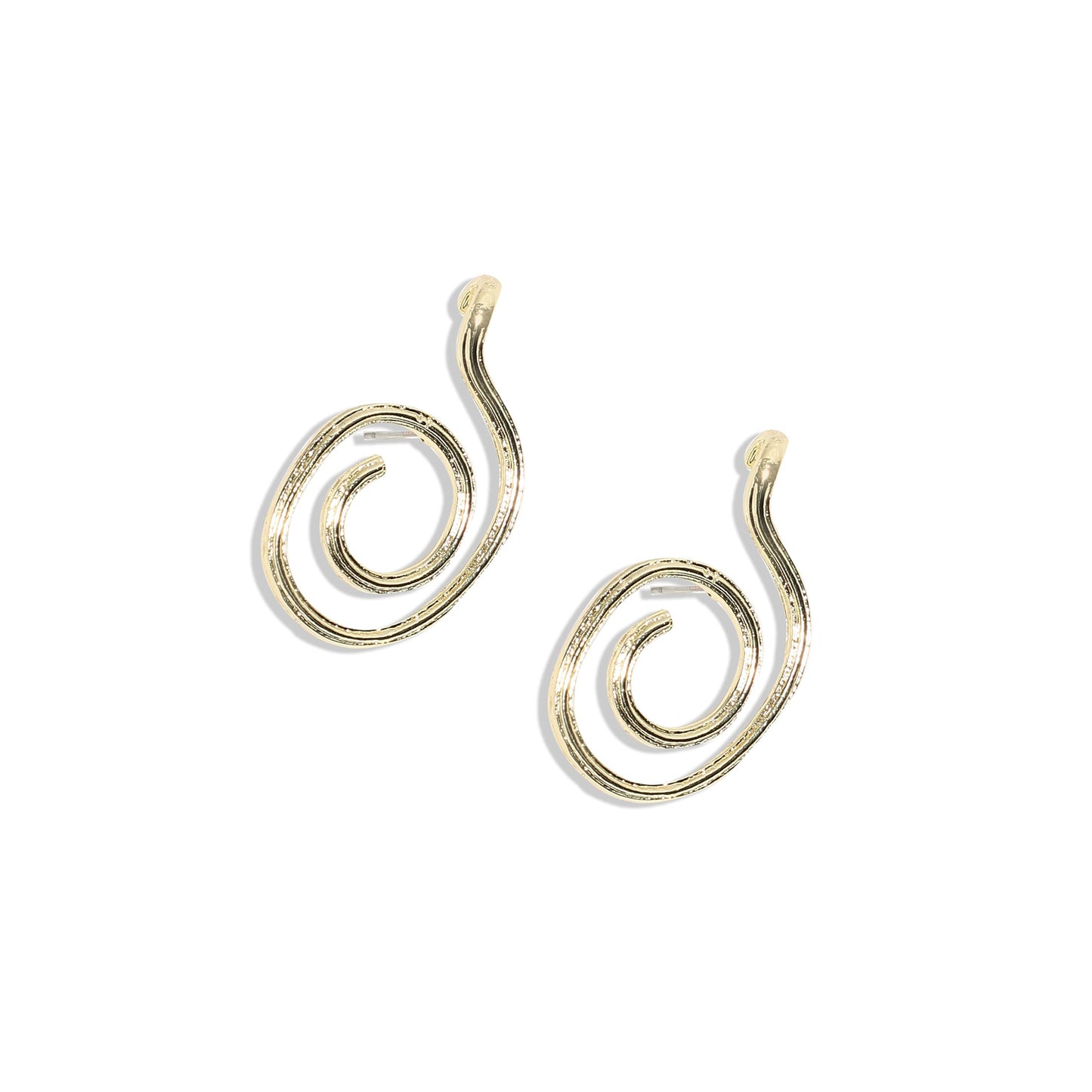 Gold-Plated Drop Earrings Earrings