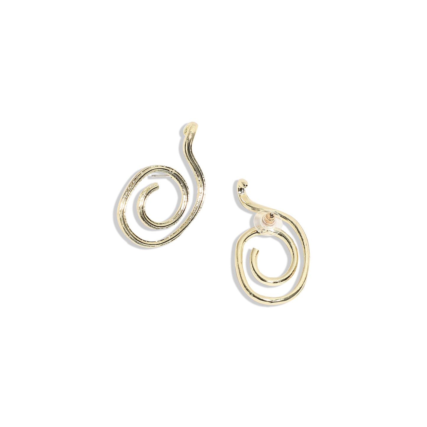 Gold-Plated Drop Earrings Earrings
