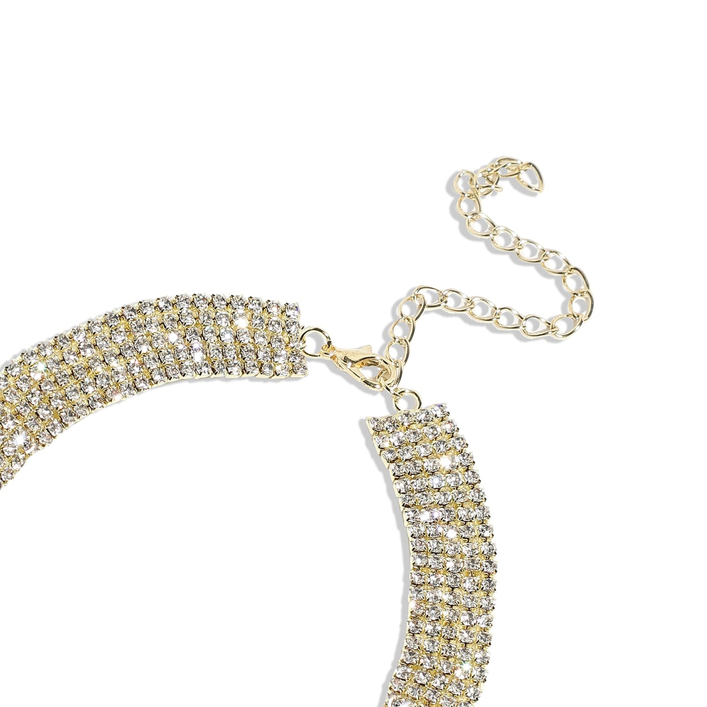 Silver-Plated Short Necklace Necklace