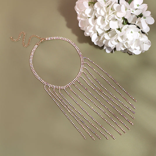 Gold-Plated Long Necklace Necklace