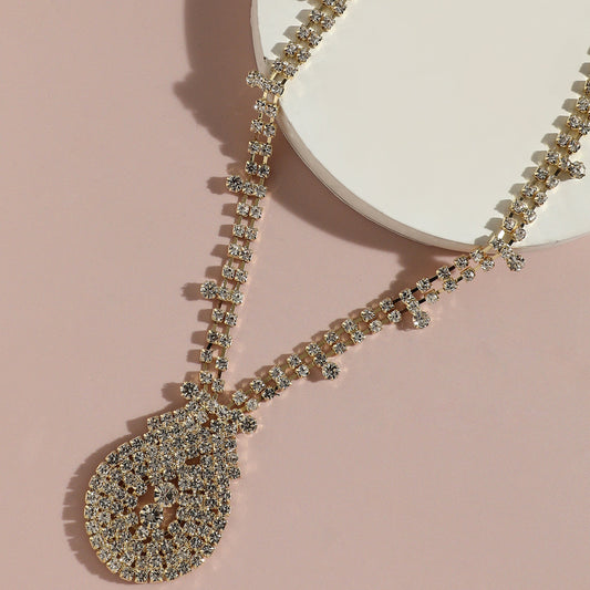 Gold-Plated Short Necklace Necklace