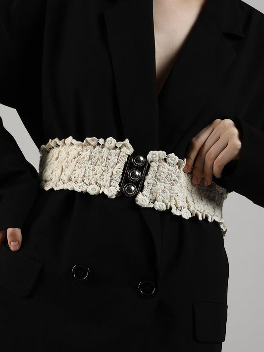 The Flora Belt - White