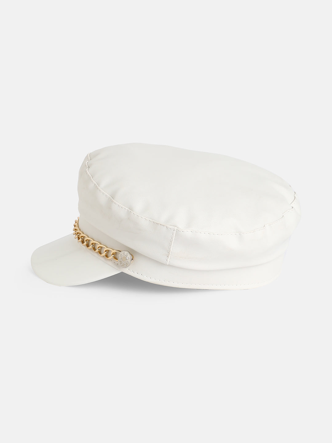 Chained Breton Cap - White