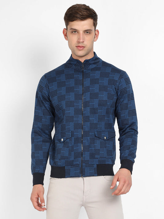 Textured Jacket With Flap Pocket