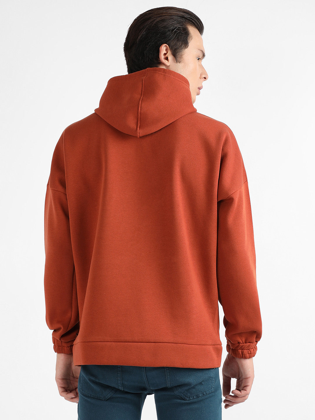 Oversized Pullover Sweatshirt With Kangaroo Pocket
