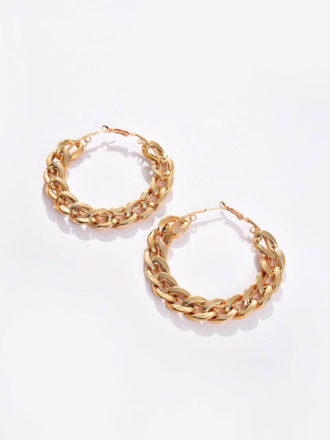 Gold Plated Designer Hoop Earring