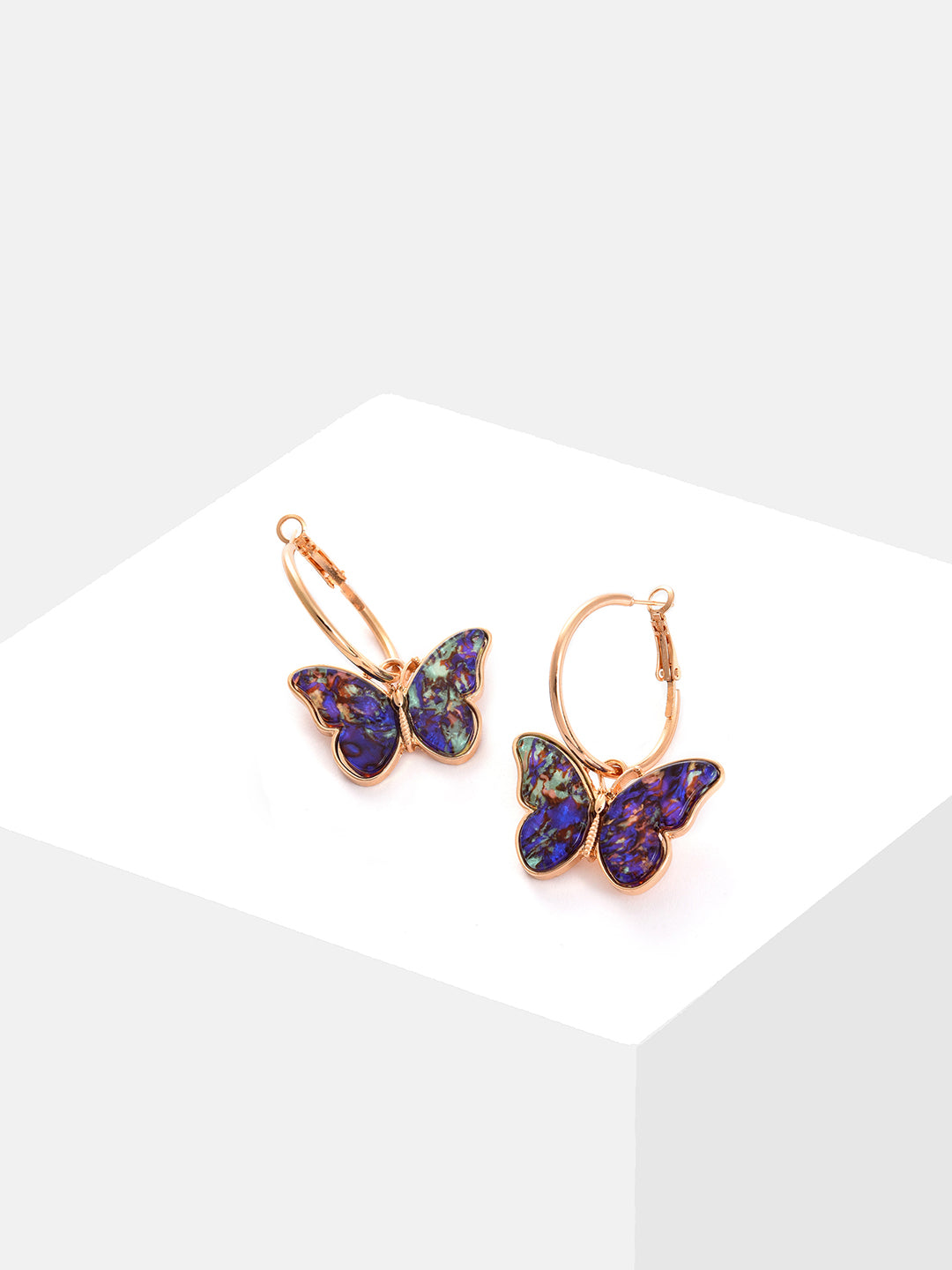 Gold Plated Designer Stone Drop Earring