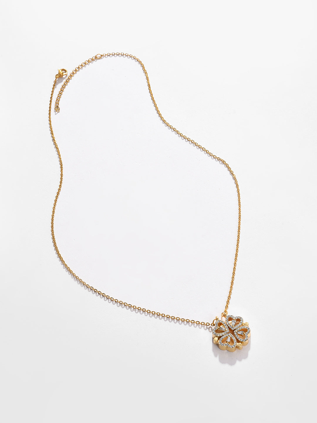 Gold Plated Designer Stone Necklace