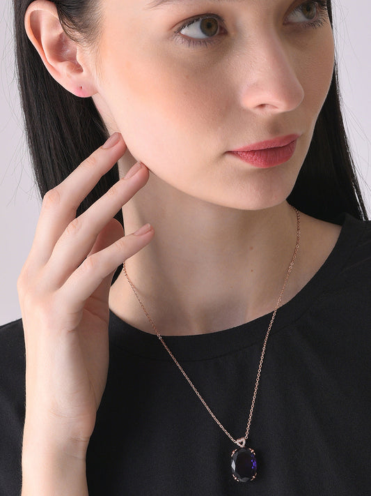 Gold Plated Designer Stone Necklace