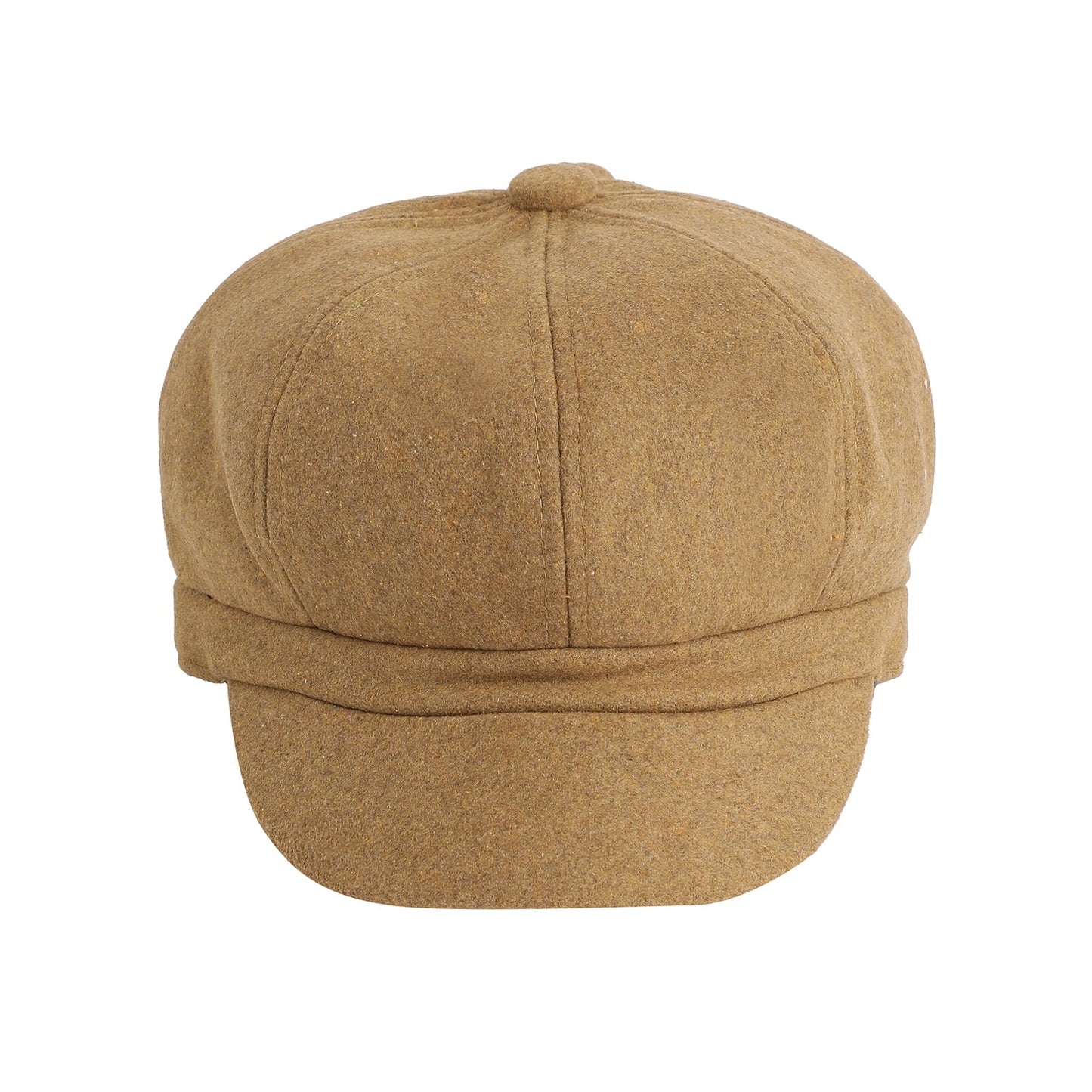 Solid Mustard Newsboy Cap
