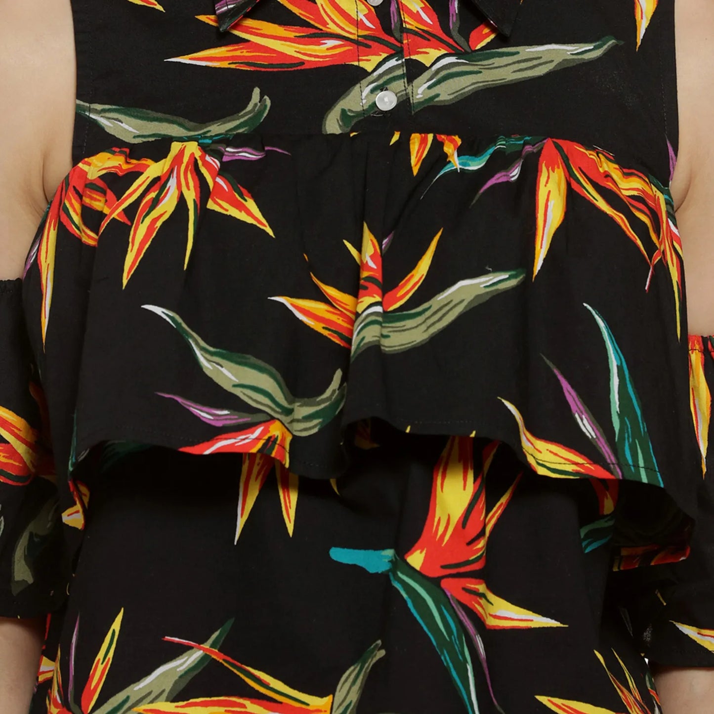 Flora Cold-Shoulder Top