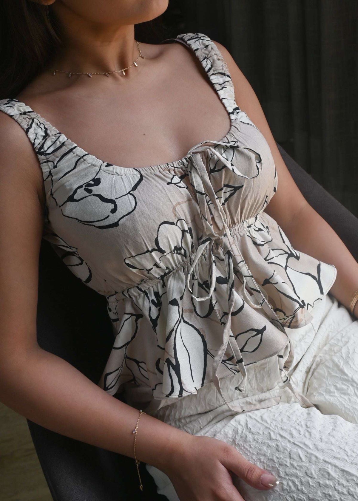 Hellebore Tie-Up Top