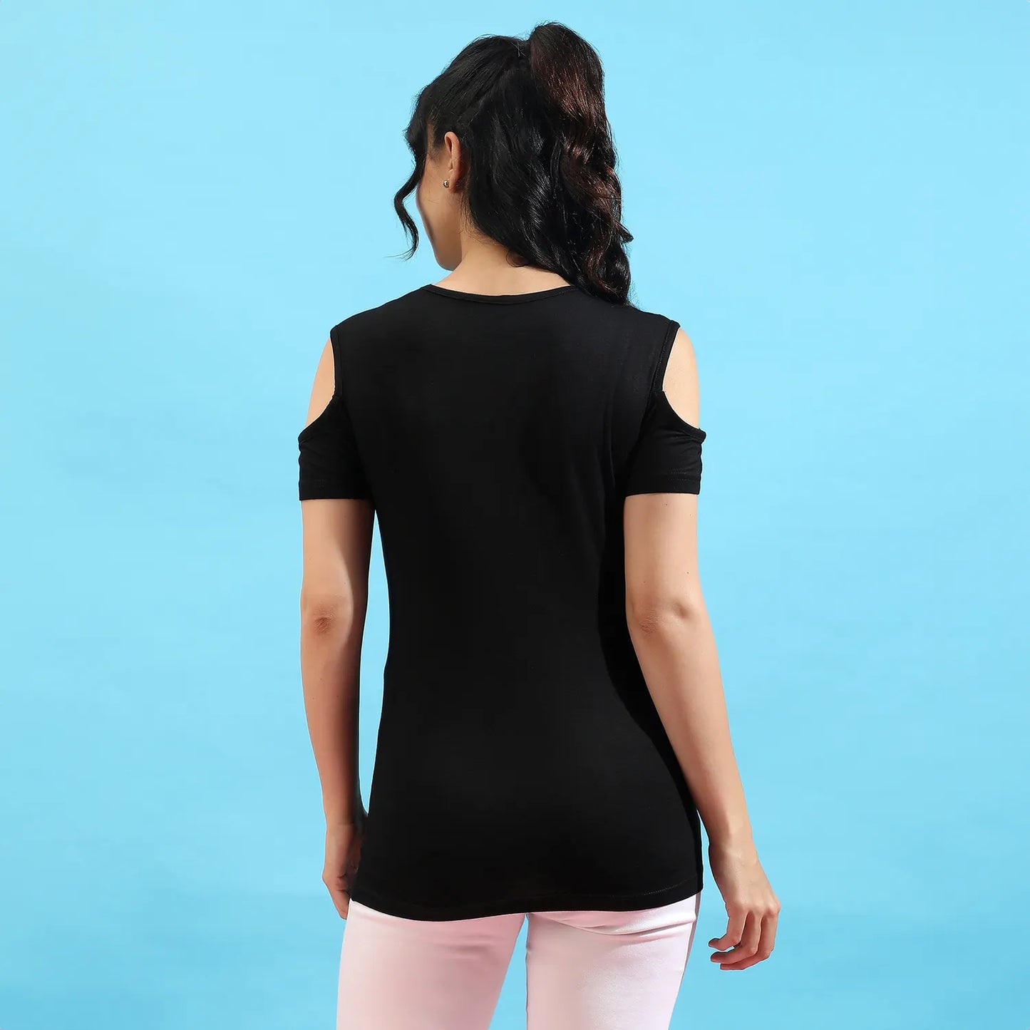 Our Journey Top With Cold Shoulder