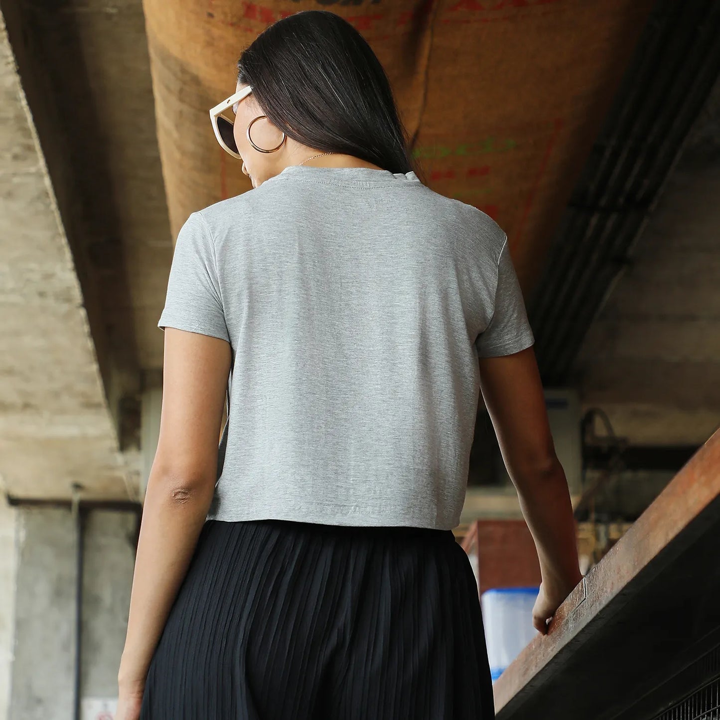Sweet Story Pinstriped Top