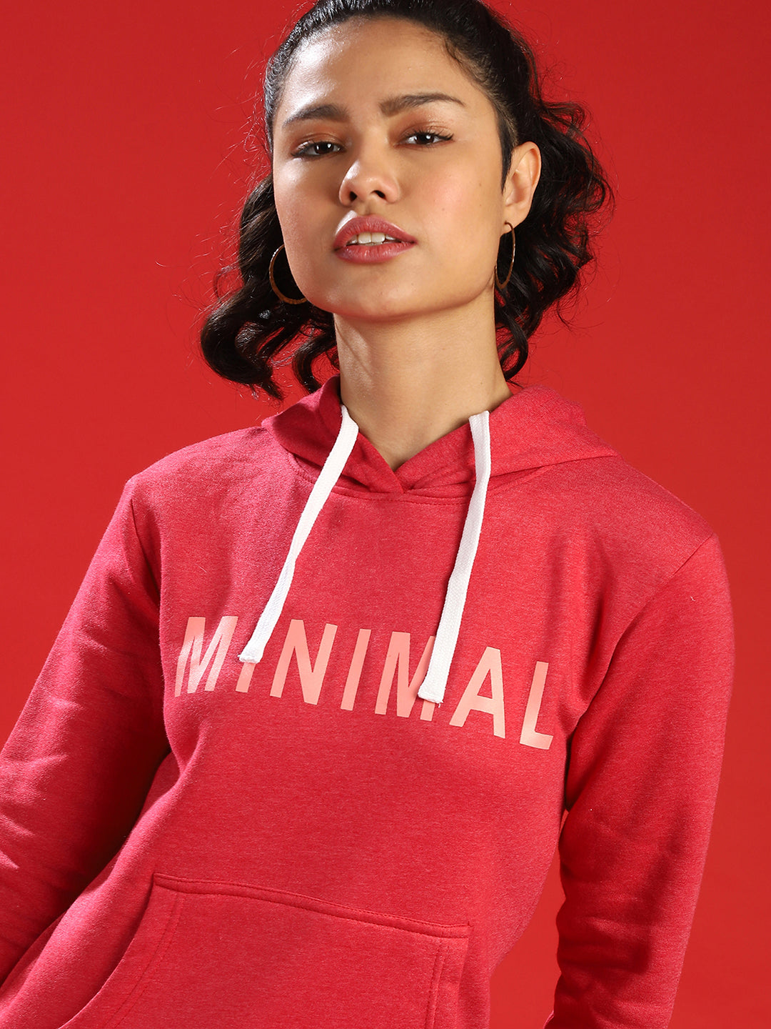 Minimal Hoodie With Kangaroo Pockets