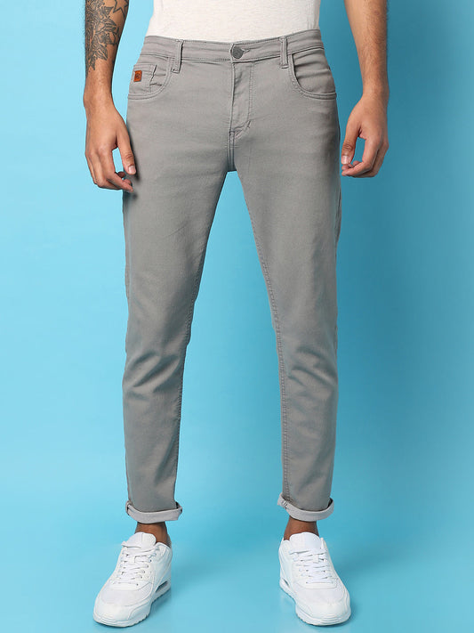 Rolled Hem Denim Jeans